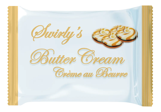 butter cream candy packet