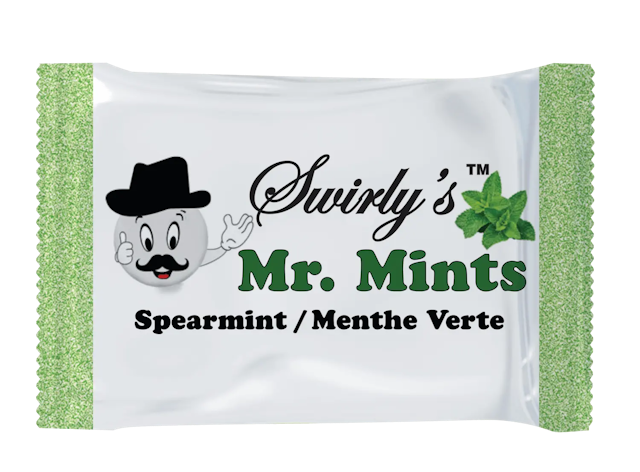 mr. mints spearmint candy packet