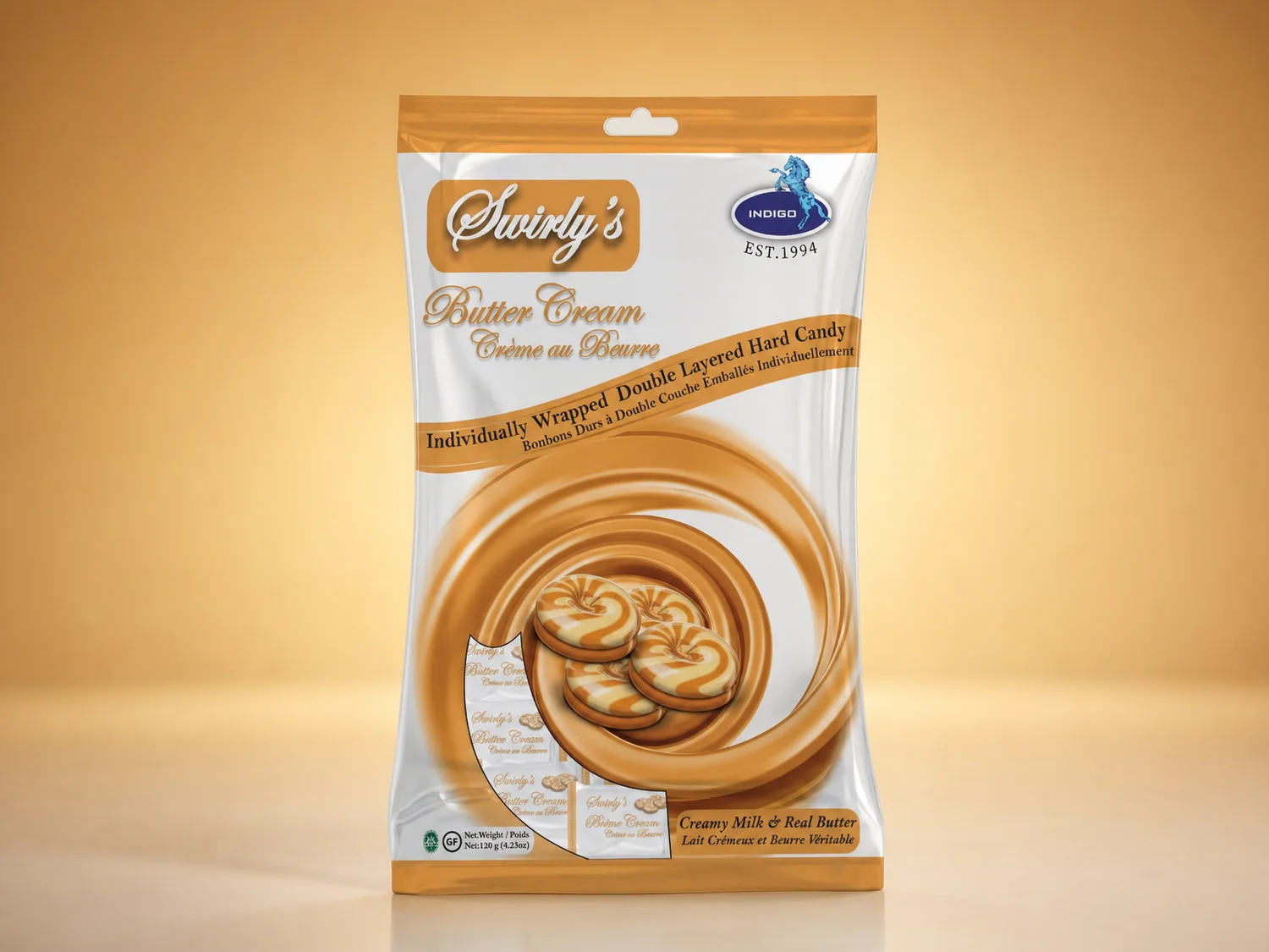 Swirly's Butter Cream packet