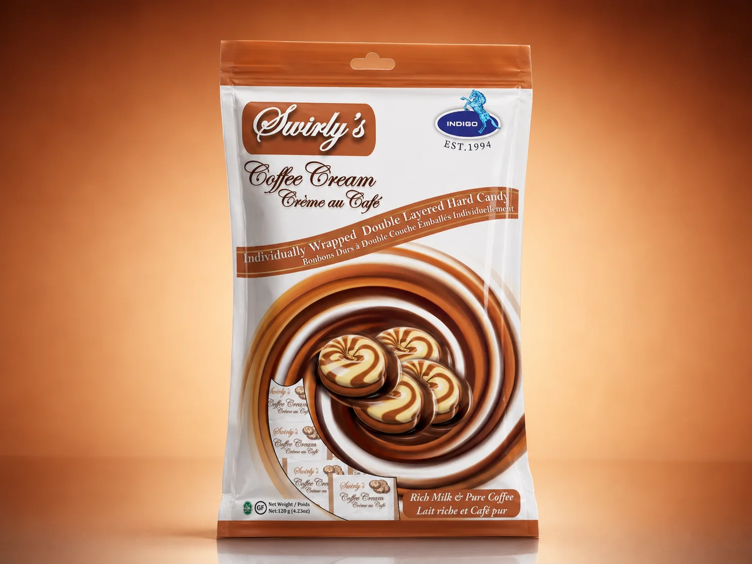 Swirly's Coffee Cream packet