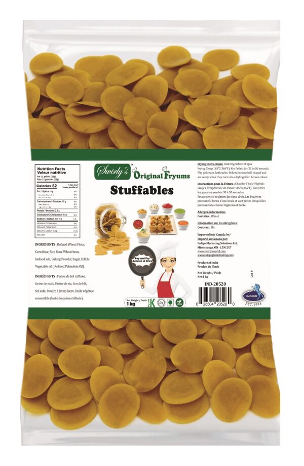 Swirly's Stuffables Pani Puri 1kg packet